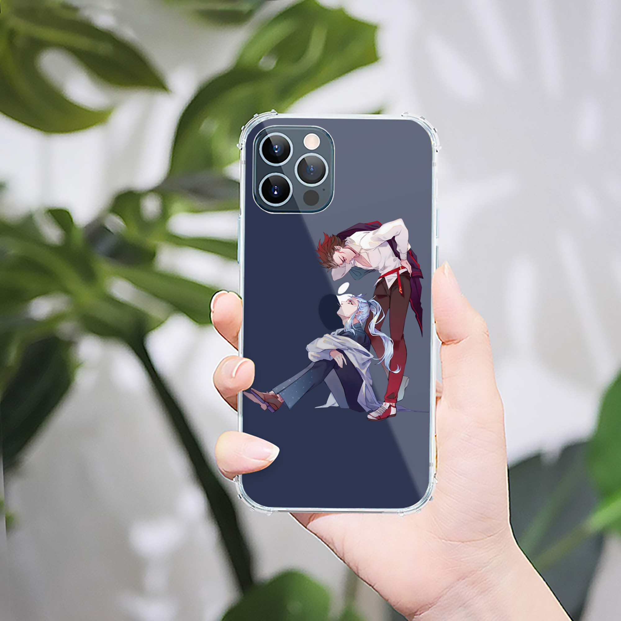 （画像用） Ne Zha 2 ナタ 魔童の大暴れ 【iPhone 12シリーズ対応】透明スマホケース（クリアソフトケース）